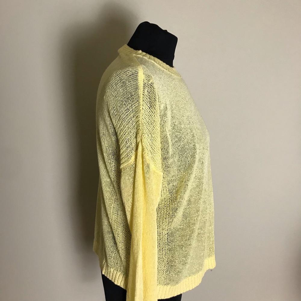 Bershka Yellow Knit Sweater - Picture 3 of 5